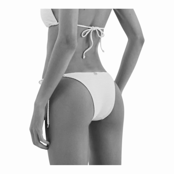 Vix Tie Side Bikini Bottom in Nude Tan NWT - Picture 5 of 6